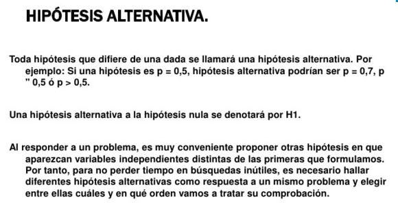 Hipotesis Nula Y Alternativa Ejemplos Resueltos Nuevo Ejemplo 7005